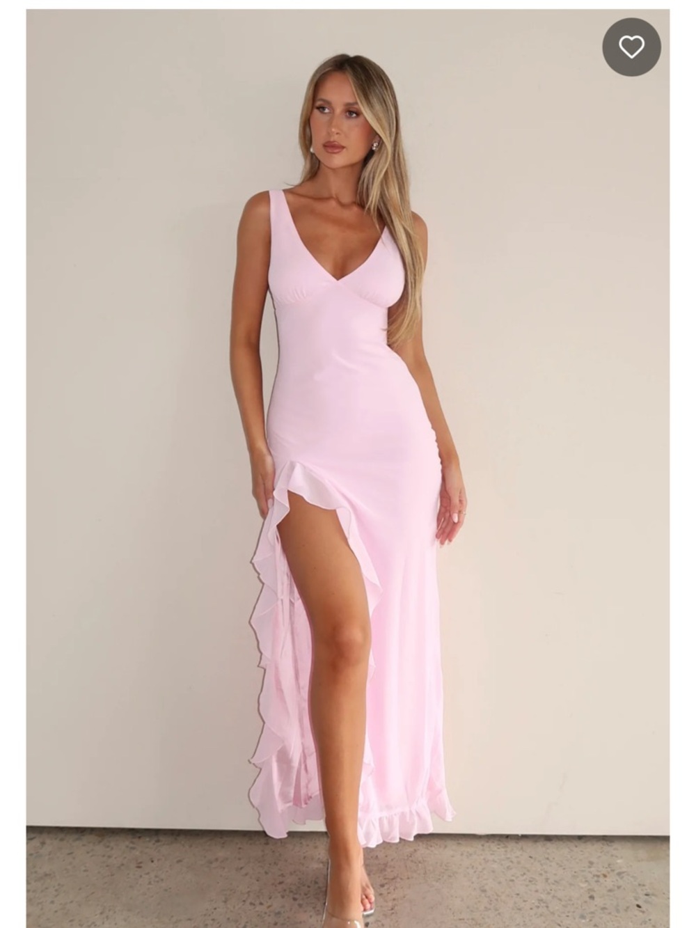 White Fox Boutique Tell Me Everything Maxi Dress Pink